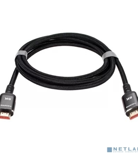 Кабель iOpen HDMI 19M/M,ver. 2.1 8KX60Hz (Econom) оплетка 2m ACG859B-2.0