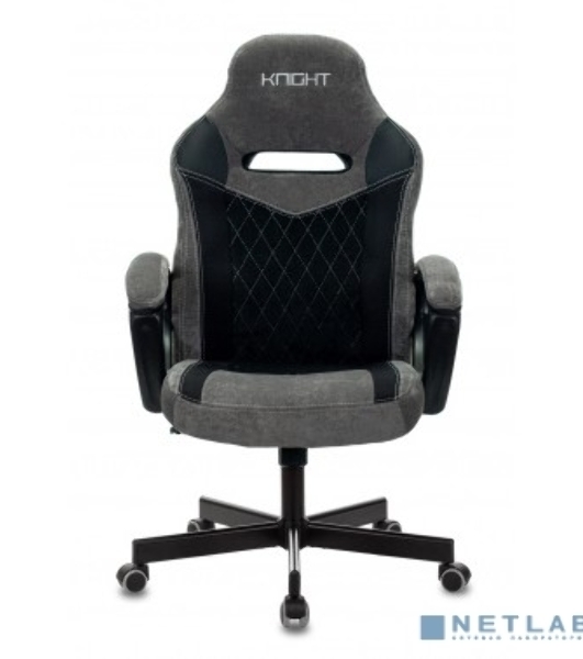 Кресло Бюрократ VIKING 6 KNIGHT B FABRIC черный, ткань, 120 кг, механизм качания
