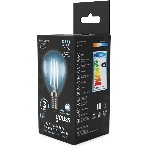 Лампа светодиодная филаментная Gauss Filament 5Вт цок.: E14 свеча 220B св. свеч. бел.нейт. (упак.: 10 шт), фото3