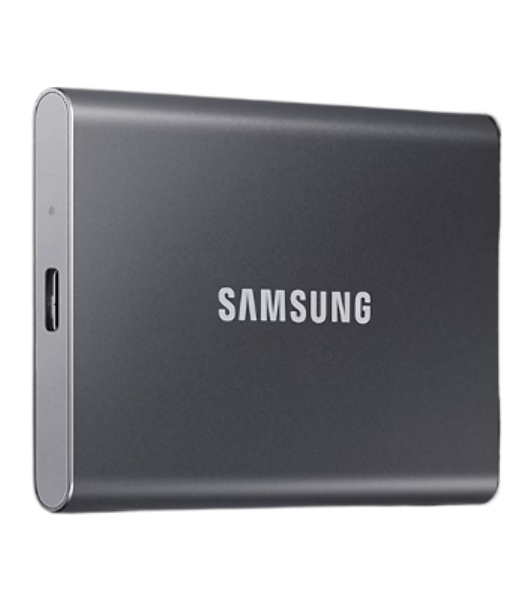 Внешний SSD Samsung T7, 2TB, USB 3.2 Gen 2 Type-C, R/W 1050/1000, титан