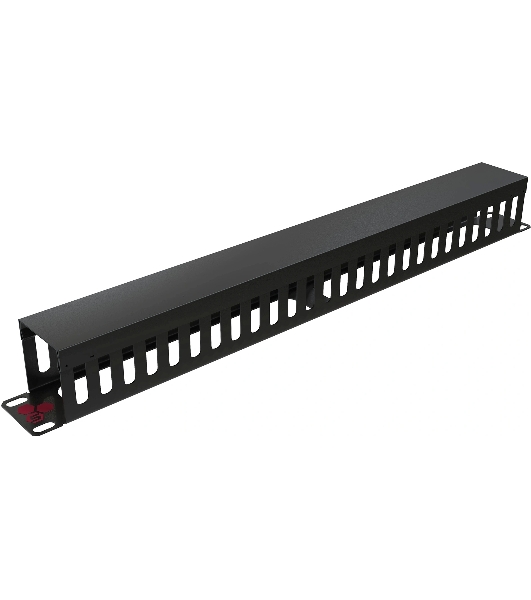 Кабельный органайзер Sysmatrix SA 0021.911 дл.482мм шир.70мм выс.45мм 1U черный