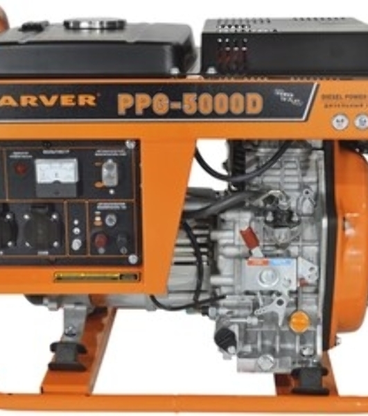 Электрогенератор бензиновый Carver PPG-5000DE, 3.6 кВт, 101 дБ, 75 кг