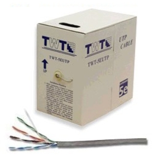 Кабель информационный Lanmaster TWT-5EUTP-LSZH кат.5е U/UTP не экранированный 4X2X24AWG LSZH внутренний 305м белый