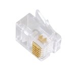 Вилка телефонная Cablexpert MP-6p6c, контакты 3m' (100 шт.) RJ-12, фото3