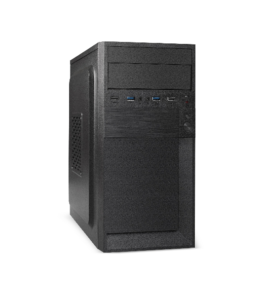 Компьютерный корпус Minitower ExeGate EX291147RUS BAA-105U2-01-AAA450 (mATX, БП AAA450 с вент. 8см, 2*USB+2*USB 3.0, аудио, черный)