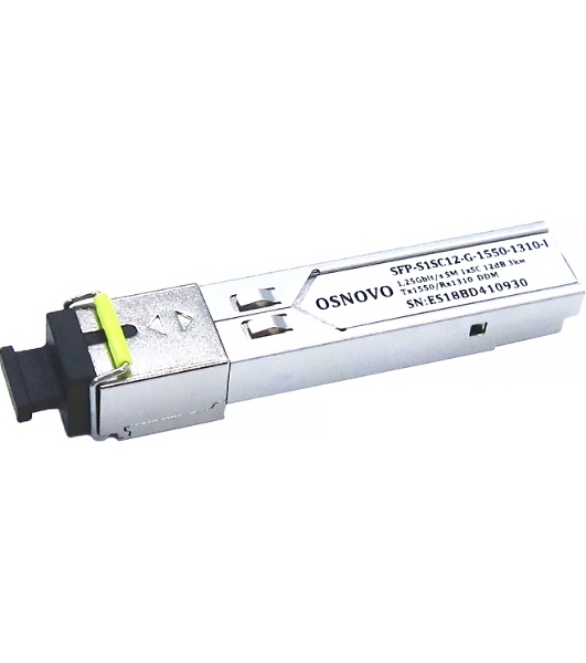Модуль Osnovo SFP-S1SC12-G-1550-1310-I