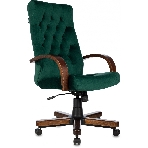 Кресло Бюрократ T-9928WALNUT Fabric Italia Green зеленый, ткань, фото21
