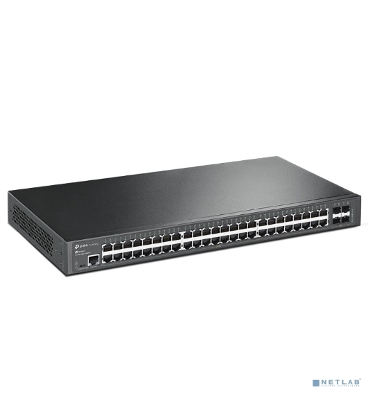 Коммутатор Jetstream 48-port gigabit L2+ managed switch with 4-gigabit uplink ports, 48 10/100/1000Mbps RJ-45 port, 4 1000Mbps SFP slots