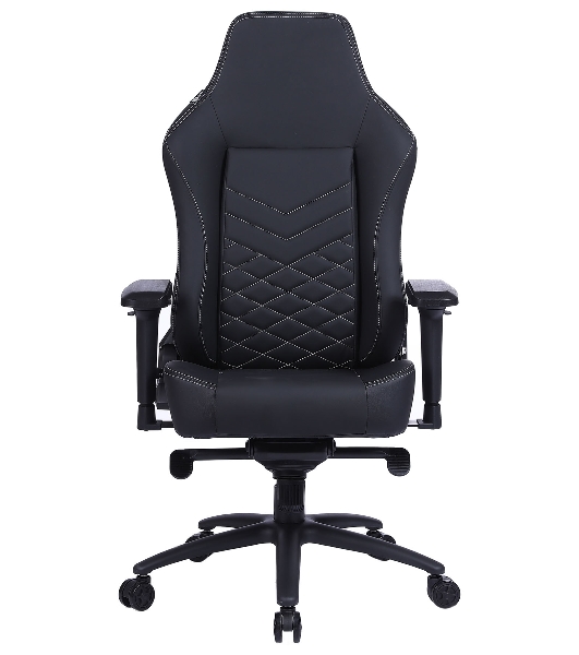 Кресло Cactus CS-CHR-0112BL черный, экокожа, подголовник