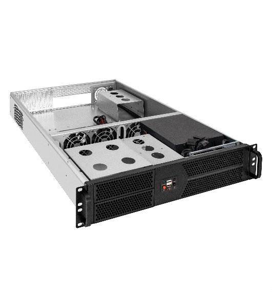Серверный корпус ExeGate Pro 2U650-05 (RM 19', высота 2U, глубина 650,БП 800ADS, 2*USB)