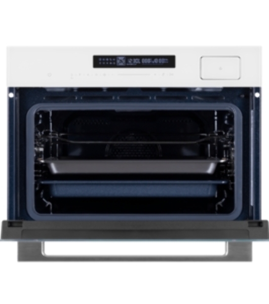 Духовой Шкаф электрический с паром Maunfeld MCMO5016STGW, 50л, дверца с 2 стеклами, белый
