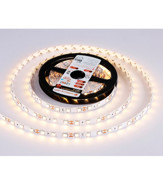 Светодиодная лента Ambrella light GS4001 5050 60Led/ 14.4W m/ 24V IP20 3000K/ 5000*10*1.87mm (2 конт.)