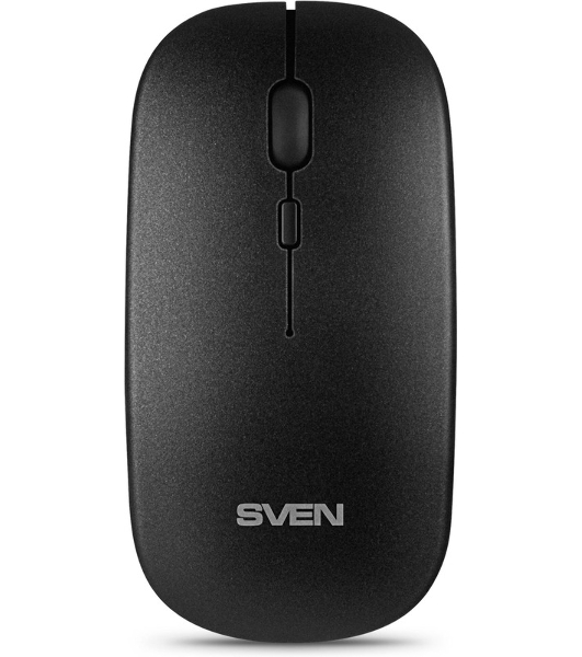 Мышь беспроводная SVEN RX-565SW темно-серый, 1600 dpi, радиоканал, USB, кнопки - 4