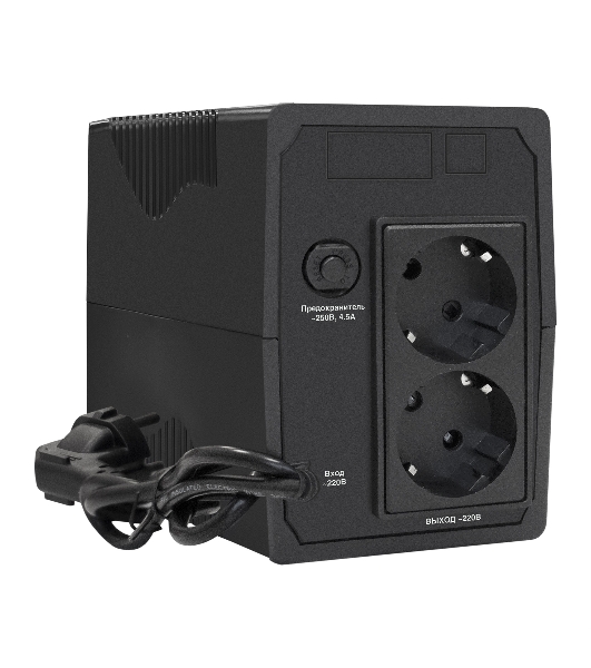 Источник бесперебойного питания ExeGate Power Smart ULB-1000.LCD.AVR.2SH 1000VA/550W, LCD, AVR, 2*Schuko, черный