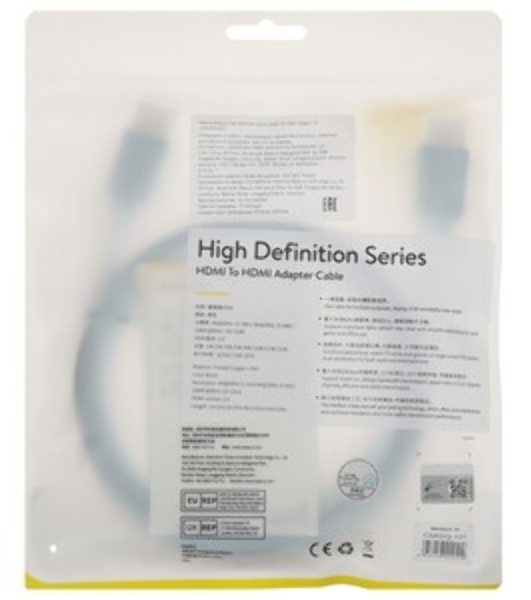 Кабель Baseus High Density 1m белый