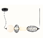 Подвесной светодиодный светильник Ambrella light LH11010 BK/FR черный/белый матовый 32W 3000K 915*220*220, фото9