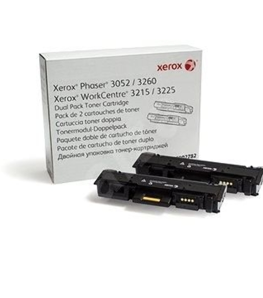 Картридж лазерный Xerox 106R02782 черный, 6000 стр. (упаковка 2шт х 3000 стр.), для Phaser 3052/3260/WC 3215/25 (channels)