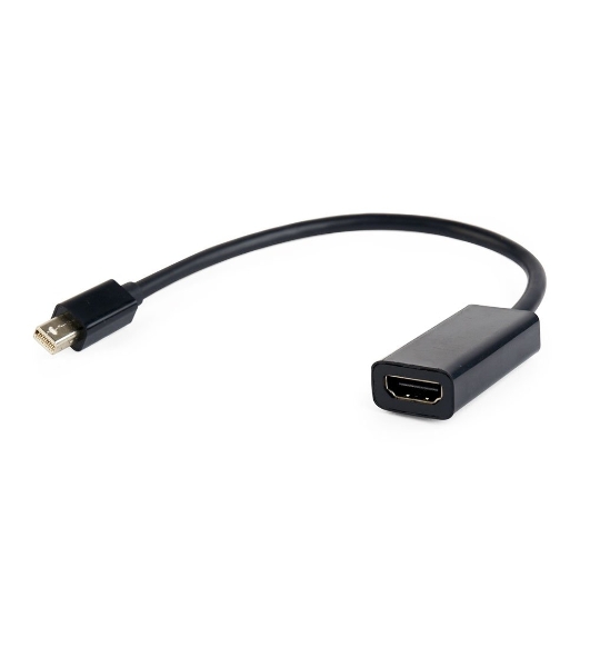 Переходник miniDisplayPort - HDMI, Cablexpert A-mDPM-HDMIF-02, 20M/19F, кабель 15 см, черный, пакет