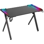 Стол игровой Defender Adamant полка, подвесы, черный, МДФ, RGb, фото7