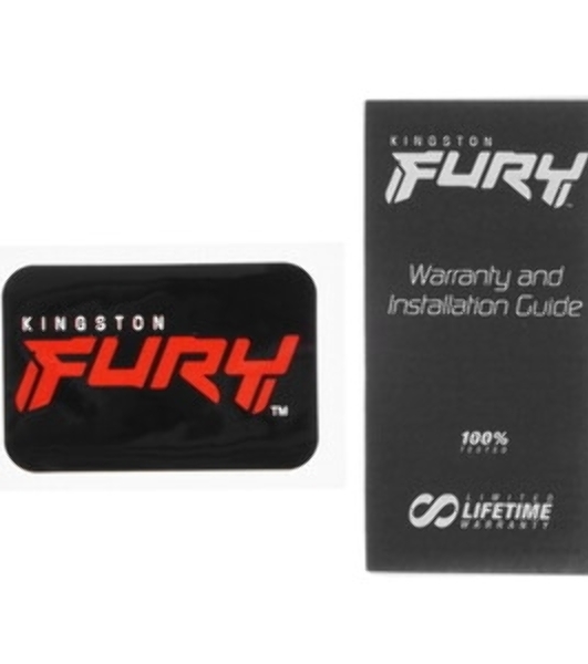Оперативная память Kingston Fury Beast, DDR5, 16Gb (1x16GB), 5600MHz, CL36, DIMM, с радиаторами, белый