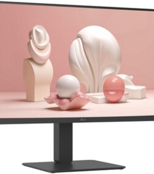 Монитор 27' LG 27BA65QB-B IPS 2560x1440, 100 Гц, 5 мс, 16:9, 350 кд/м², 2xHDMI 2.0, DP 1.4, USB-C (65 Вт), USB Hub (2x USB 3.0), динамики (2x5 Вт), HDR10, черный