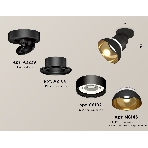 Светильник Ambrella Light XM8102101 SBK/PYG/CL черный песок/золото желтое полированное/прозрачный GX53, фото 1