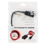 Переходник miniDisplayPort - DisplayPort, Cablexpert A-mDPM-DPF-001, 20M/20F, 16см, черный, пакет, фото5