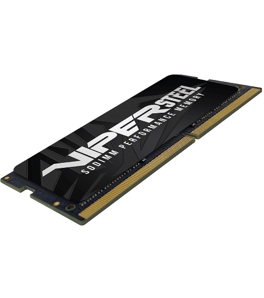 Оперативная память Patriot Viper Steel, DDR4, 8GB (1x8GB), 3200MHz, CL22, с радиатором, черный, SO-DIMM