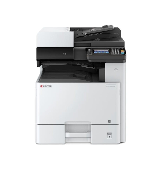МФУ лазерное Kyocera Ecosys M8124cidn (1102P43NL0), A3, цветной, печ. до 24 стр/мин. (А4) до 12 стр/мин. (А3), скан. до 50 стр/мин., 1200 x 1200 dpi (печать) 600x600dpi (скан.), USB, RJ-45, NFC, Air Print, Mopria