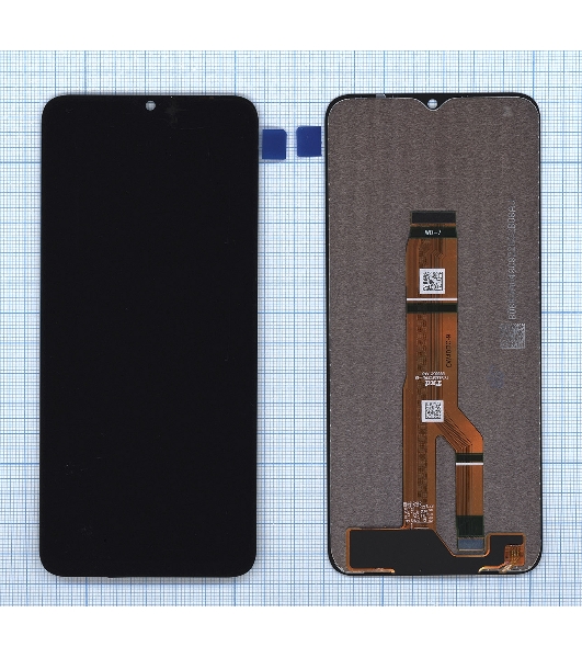 Дисплей (модуль) для Huawei Honor X6A в сборе с тачскрином черный
