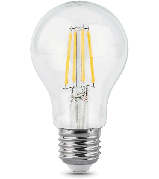 Лампа светодиодная Gauss 102802206LED Filament А60 Е27 6Вт 4100к 1/10/40