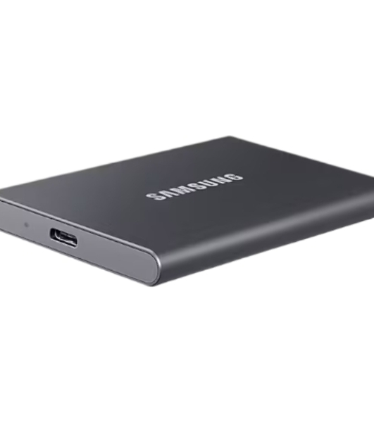 Внешний SSD Samsung T7, 2TB, USB 3.2 Gen 2 Type-C, R/W 1050/1000, титан
