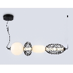 Подвесной светодиодный светильник Ambrella light LH11010 BK/FR черный/белый матовый 32W 3000K 915*220*220, фото7