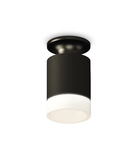 Светильник Ambrella Light XS6302111 SBK/PBK/FR черный песок/черный полированный/белый матовый MR16 GU5.3 (N6902, C6302, N6248)
