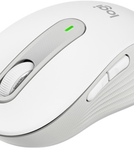 Мышь беспроводная Logitech Signature M650 белый, 4000 dpi, радиоканал, Bluetooth, USB, кнопки - 5