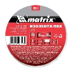 Изолента ПВХ Matrix, 19 мм х 20 м, белая, 150 мкм, фото 1