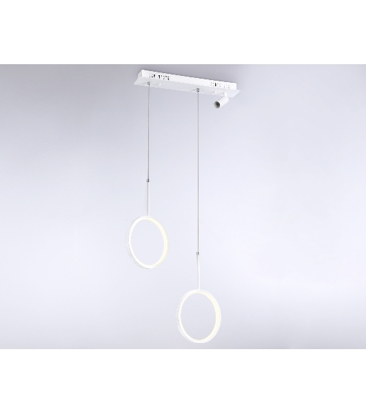 Светильник Ambrella light FL5272/2+1 WH белый 38W 3000K/4200K/6400K+4200K 500*90*1200 (ПДУ ИК)