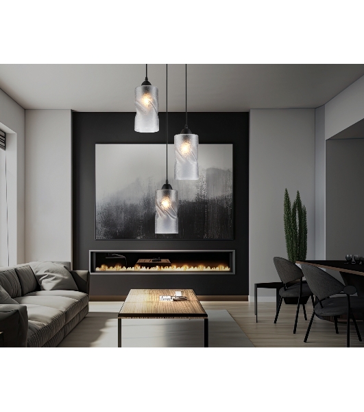 Светильник Ambrella light TR3414/3 BK черный E27/3 max 60W D320*1000
