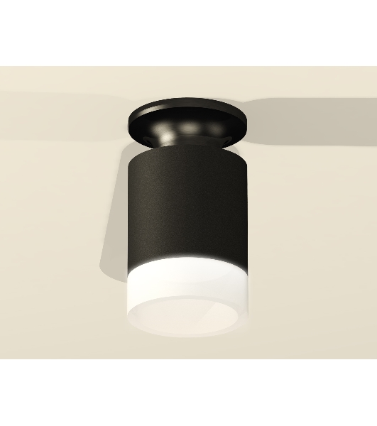 Светильник Ambrella Light XS6302111 SBK/PBK/FR черный песок/черный полированный/белый матовый MR16 GU5.3 (N6902, C6302, N6248)