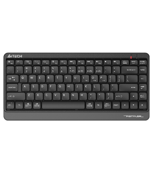 Клавиатура беспроводная A4Tech Fstyler FBK11, USB, Bluetooth/Радиоканал, черный/серый