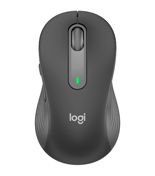 Мышь беспроводная Logitech Signature M650 L черный, 4000 dpi, радиоканал, Bluetooth, USB, кнопки - 5