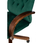 Кресло Бюрократ T-9928WALNUT Fabric Italia Green зеленый, ткань, фото16
