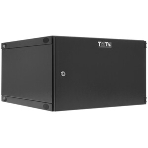 Шкаф настенный Lanmaster Next TWT-CBWNM-6U-6X6-BK 6U 550x600 мм пер. дв. металл съемные бок. пан. 60 кг черный, фото3