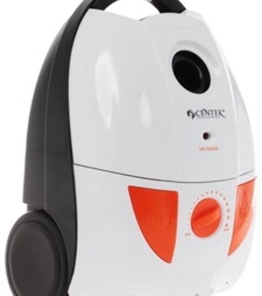 Пылесос Centek CT-2503 белый/оранжевый, 400/2000 Вт, уборка сухая, пылесборник мешок 2.5 л