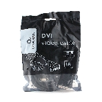 Кабель DVI-D single link Cablexpert CC-DVIL-BK-6, 19M/19M, 1.8м, CCS, черный, экран, феррит.кольца, пакет, фото 1