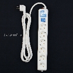 Фильтр-удлинитель Power Cube PRO SPL6-16-P-3М, 3,0 м, LC контур, 16А/3,5кВт 3*1,5мм, фото 1