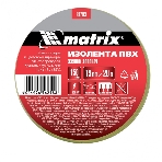 Изолента ПВХ Matrix, 19 мм х 20 м, желто-зеленая, 150 мкм, фото 1
