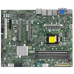 Материнская плата Supermicro MBD-X12SCA-F-B W-1200 CPU, 4 DIMM slots, Intel W480 controller for 4 SATA3 (6 Gbps) ports, RAID 0,1,5,10, 1 PCIe 3.0 x4, 2 PCIe 3.0 x16 slots, bulk, фото4