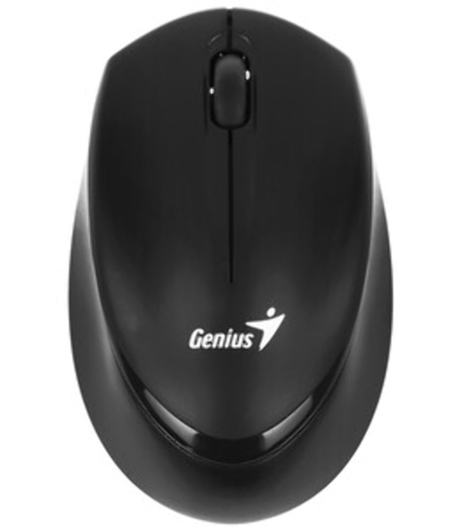 Мышь беспроводная Genius NX-7009 черный, 1200 dpi, радиоканал, USB, кнопки - 3