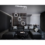 Светильник Ambrella light FL5277/3+2 WH белый 59W 3000K/4200K/6400K+4200K 800*200*1200 (ПДУ ИК), фото7